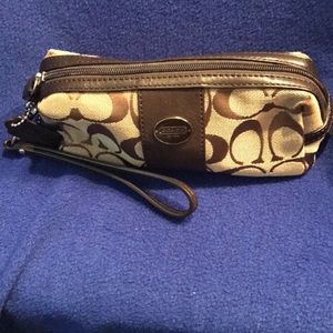 Coach pouch wristlet